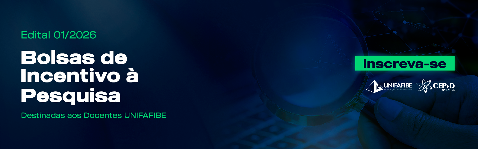 Bolsas de Incentivo � Pesquisa 2026